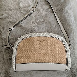 Kate Spade Reiley Straw Dome Crossbody